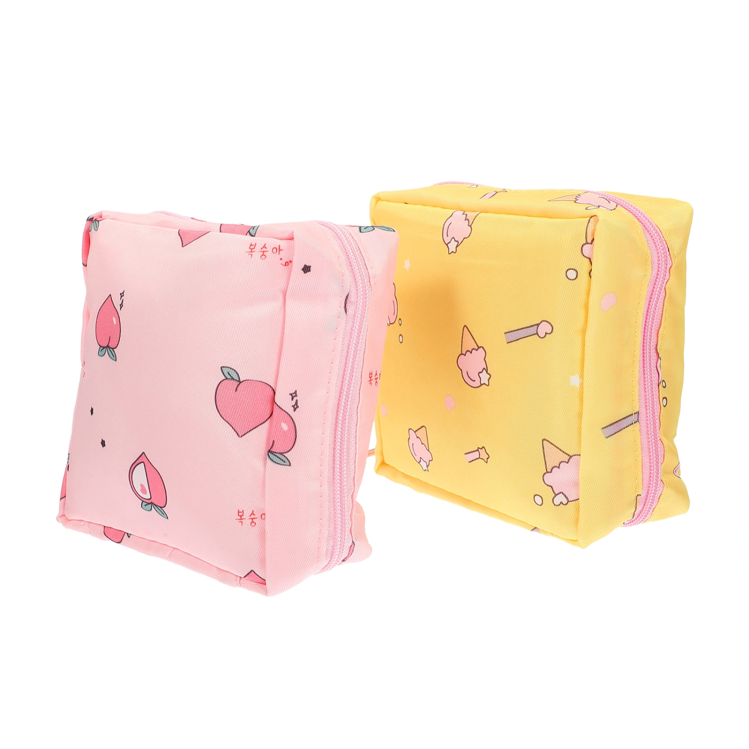 2pcs Sanitary Napkin Storage Bags Tampon Storage Pouches Menstrual Pad Containers