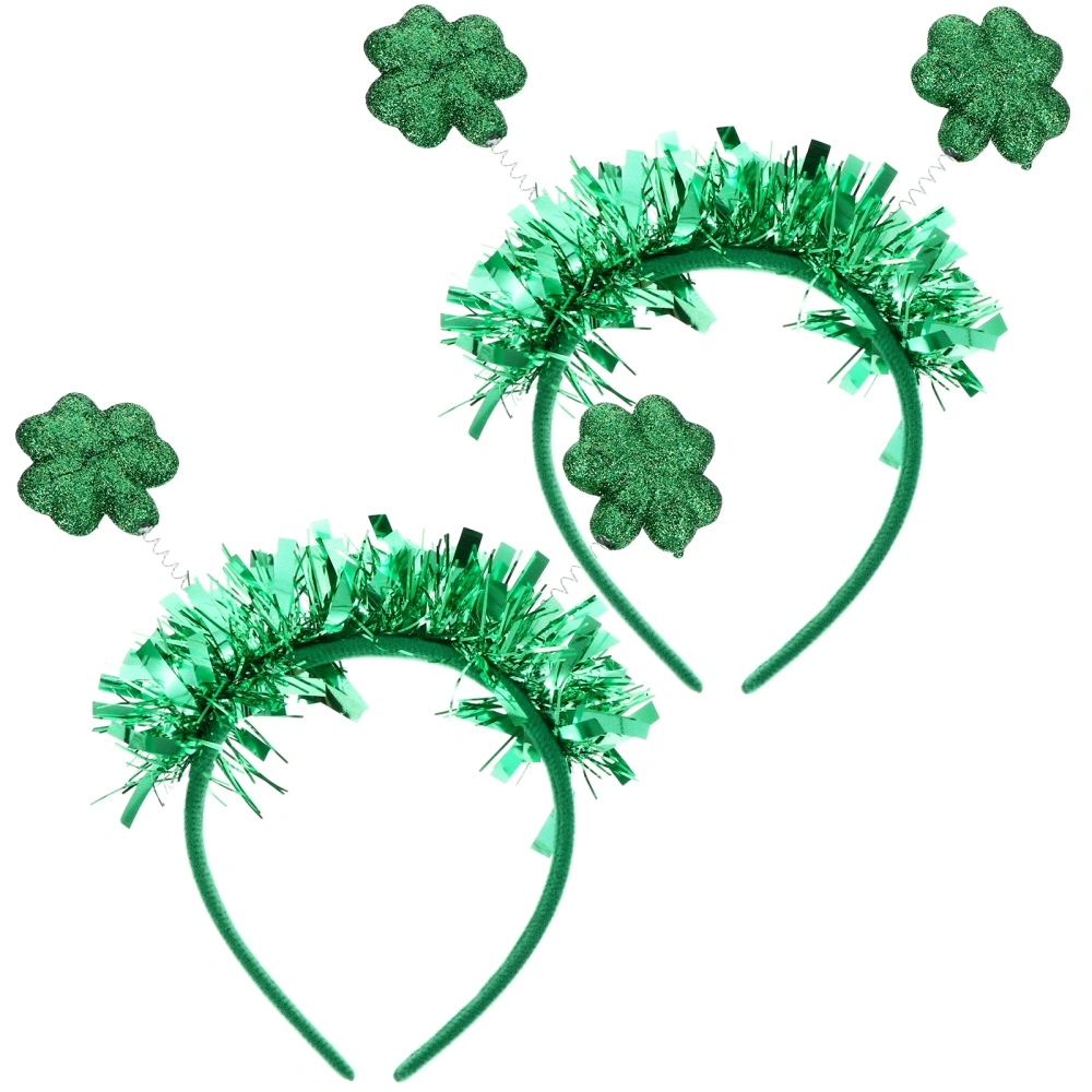 2pcs St. Patrick's Day Headband Party Hair Funny Headdress Photo Props