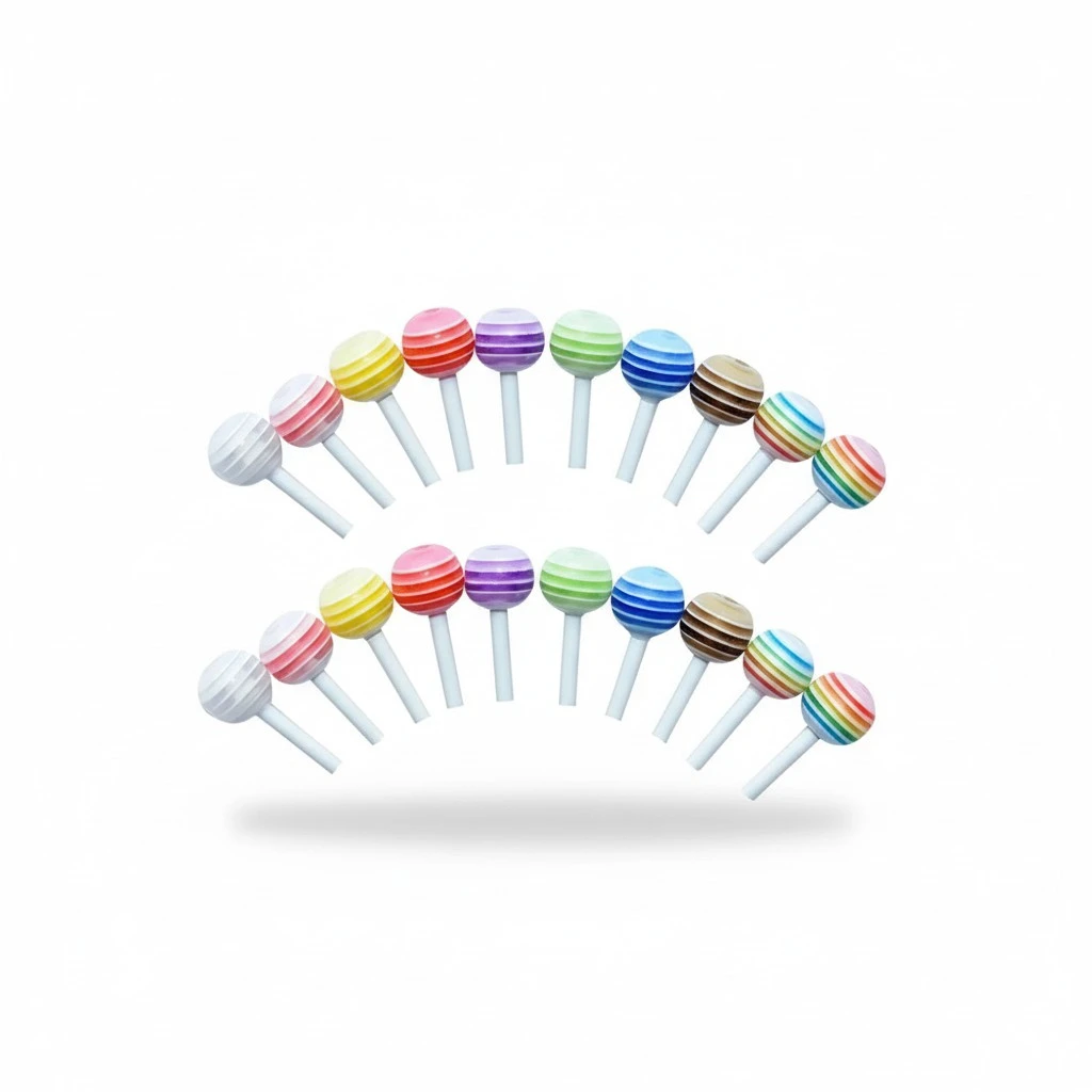25pcs Mini Lollipops colorful lollipop model decors mini house decorations