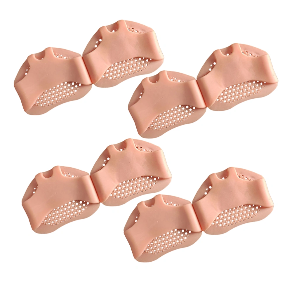 10 Pairs of Silicone Foot Pads Washable Metatarsal Pads Portable Foot Cushions Foot Accessory