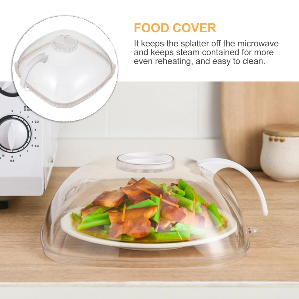 Food Cover Microwave Oven Dish Pan Lid Plate Stove Cover Cookware Lid