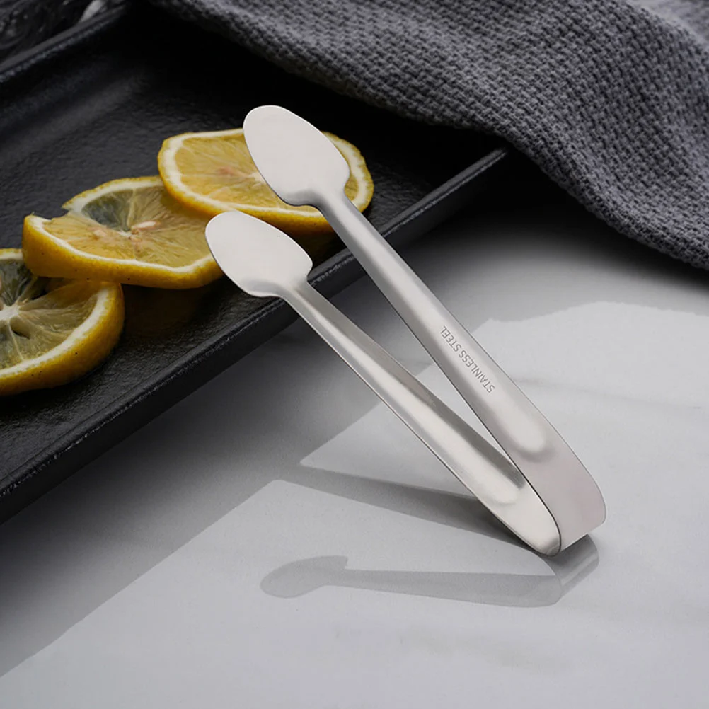 4pcs Multi-functional Food Tongs Stainless Steel Steak Tongs Grilling Cooking Tongs