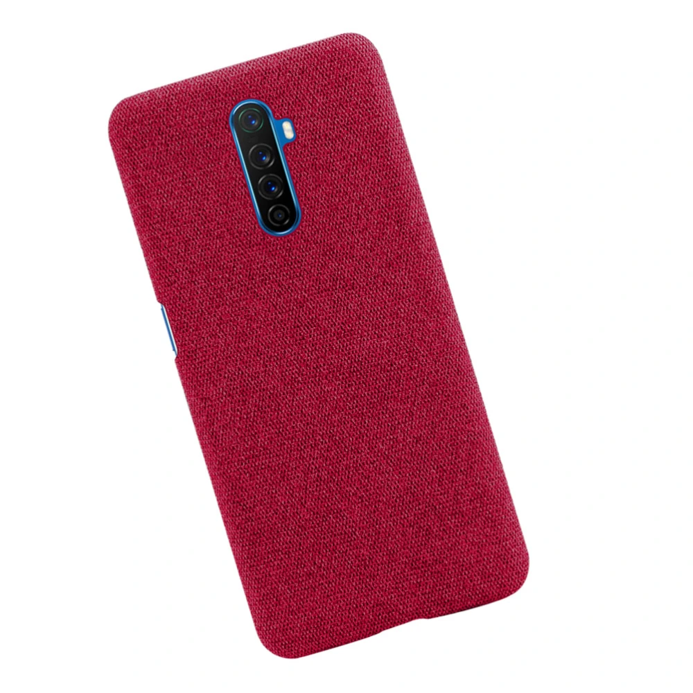 1PC Stylish Phone Case Delicate Phone Protective Shell Cover Creative Cloth Marks Phone Cover Anti-drop Phone Protective Case Compatible for OPPO Reno Ace Red