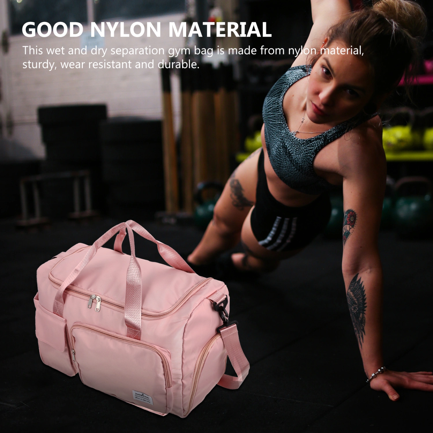 Large Capacity Gym Bag Travel Duffel Bag Sports Gym Bag Single Shoulder Fitness Bag