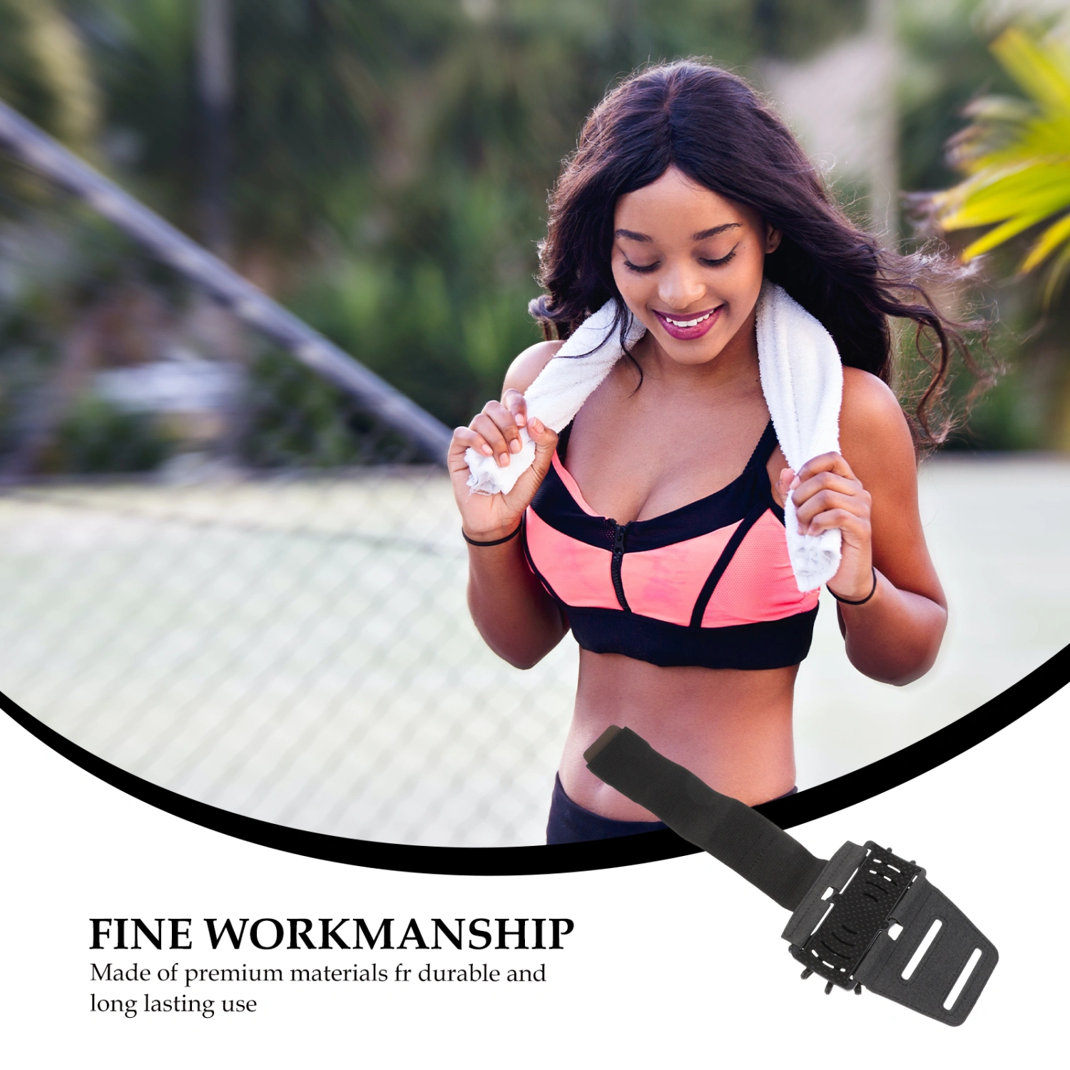 1Pc Phone Arm Band Outdoor Arm Mobile Phone Holder Wrist Cellphone Support