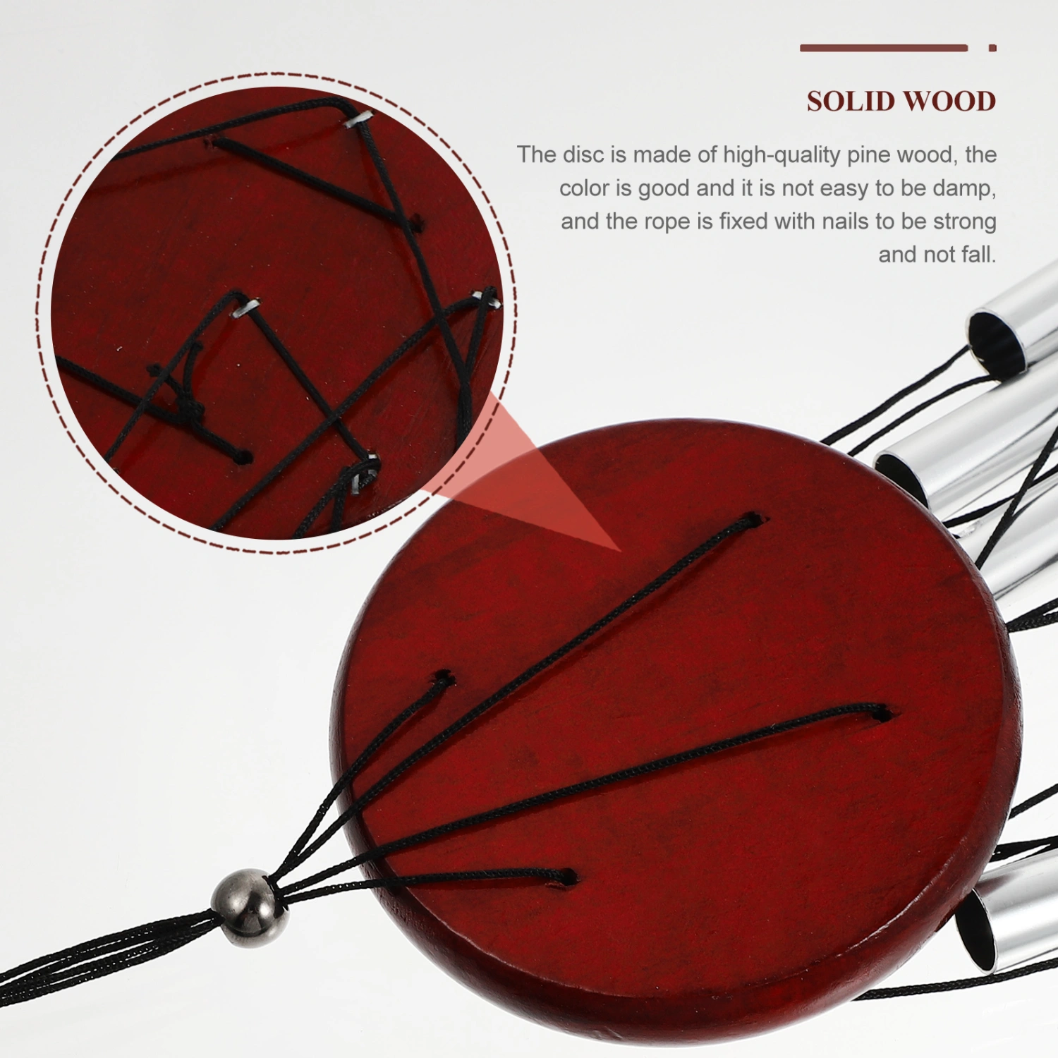 1pc Home Decorative Wind Chime Wind Bell Metal Wind Chime Home Decoration