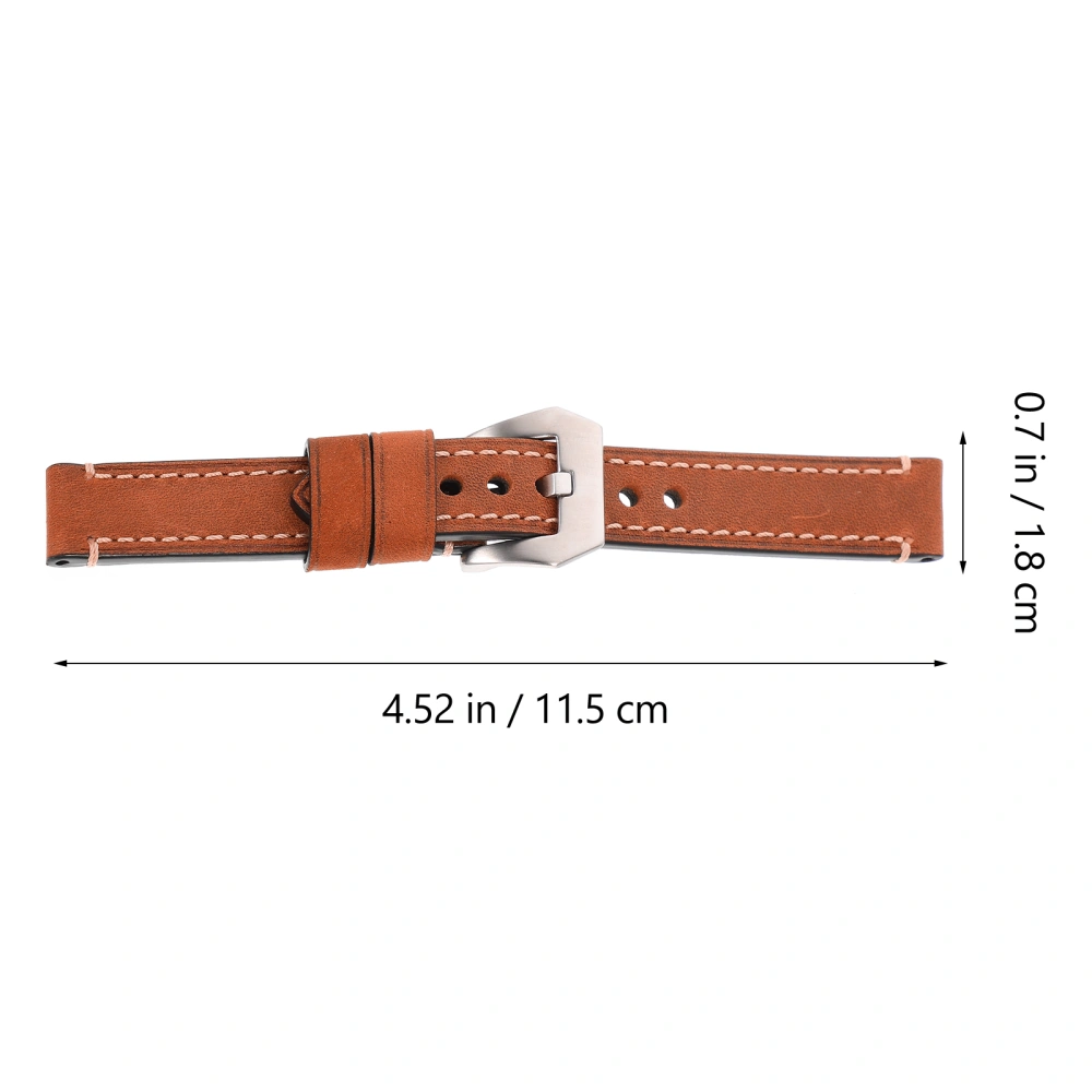 1 Pc Universal Watch Band Leather Watch Band Watch Strap Compatible with Huawei