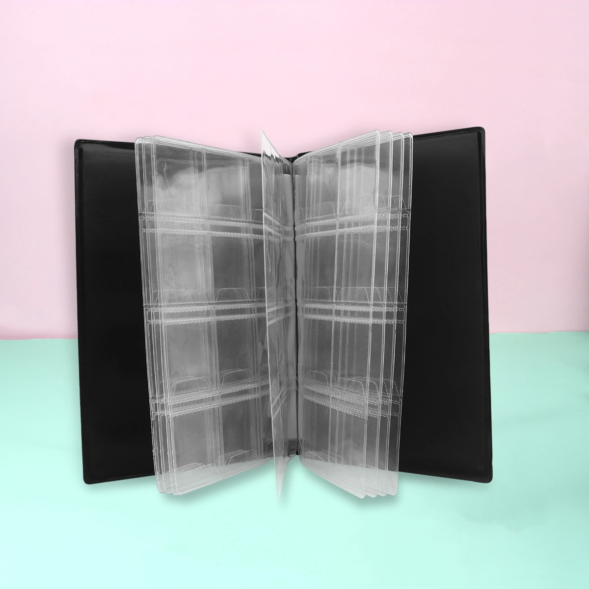 120 Grids Coins Storage Book Commemorative Coin Collection Album Holders Coin Collection Volume Folder Hold (Red)

