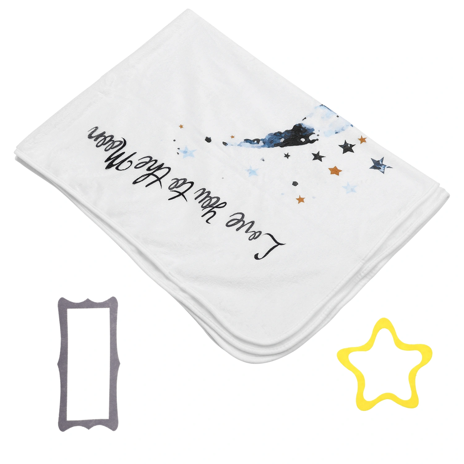 Newborn Baby Milestone Blanket Monthly Growth Milestones Blanket Photo Prop