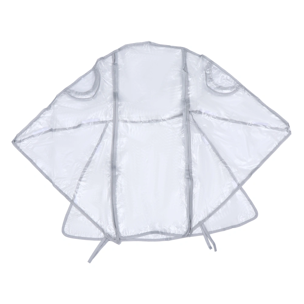 Transparent Baby Stroller Rain Cover Windproof Keep Warm Stroller Shield Creative Zippered Rain Cape