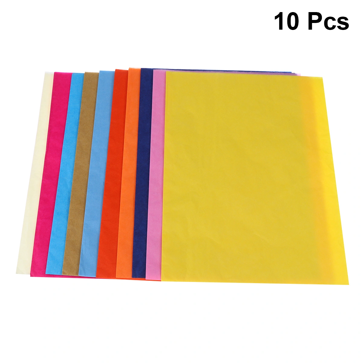10pcs Festival Colorful Wrapping Paper Decorative Festive Tissue Paper Crafting Flower Gift Wrapping Paper Packing Supplies