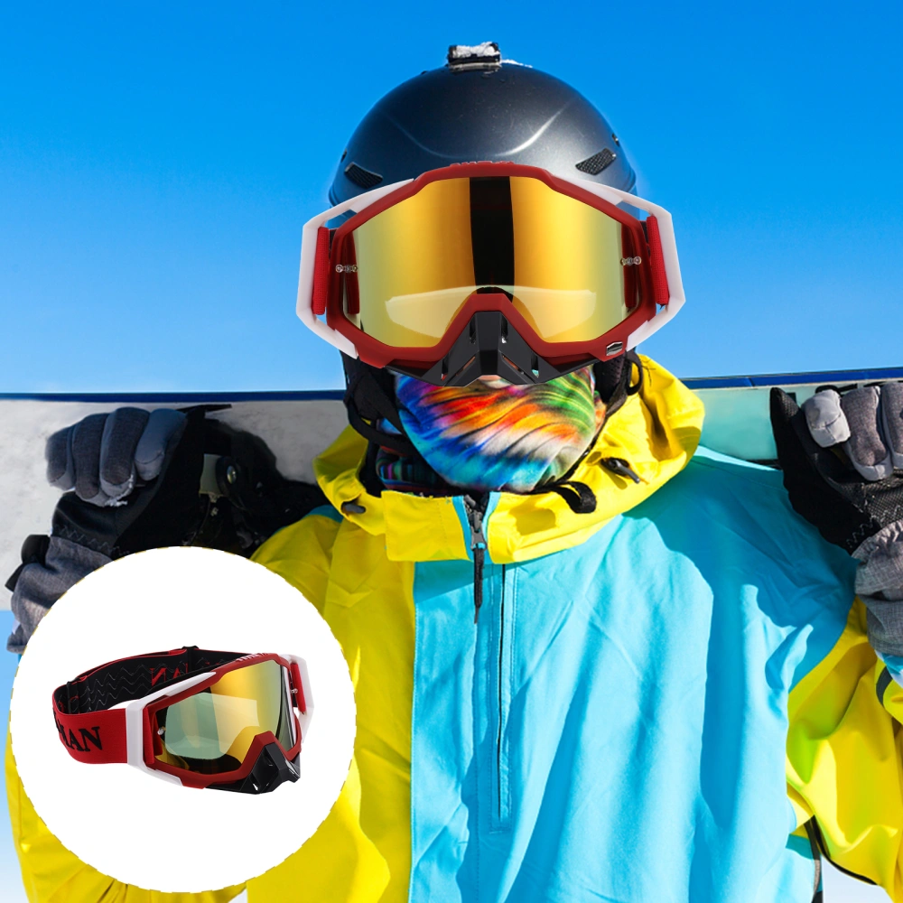 Outdoor Sports Eyewear Winter Snow Skiing Cycling Goggles Windproof Glasses