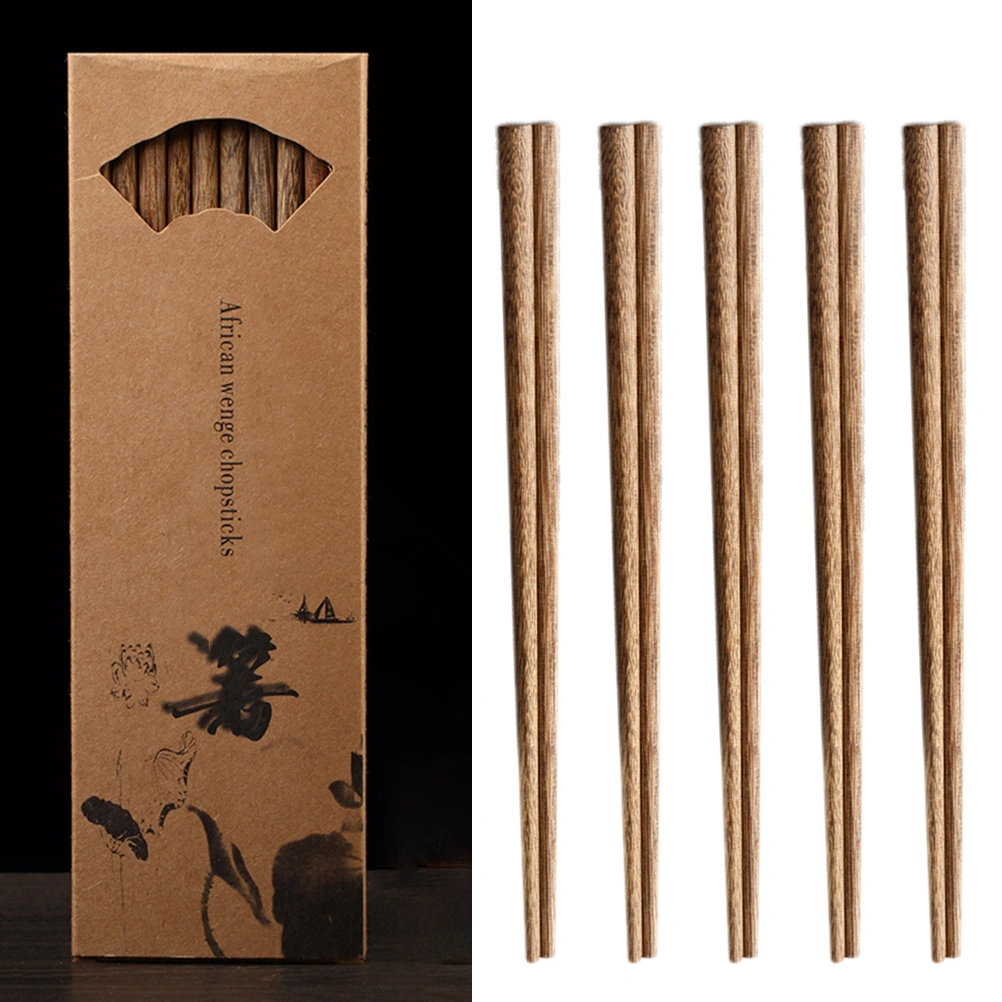 10 Pcs/Box Cooking Chopsticks Unpainted and Wax Free Extra Long Cooking Chopsticks for Cooking Frying Hot Pot