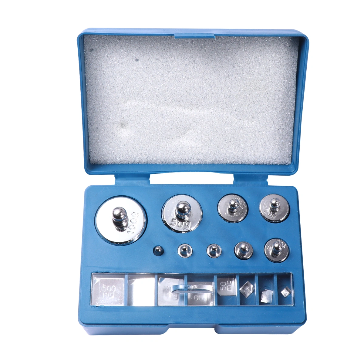 Calibration Weights Kit 200 Grams Steel Plating Calibration Scale Weight with Tweezers for Digital Balance Scale - 10mg-100g