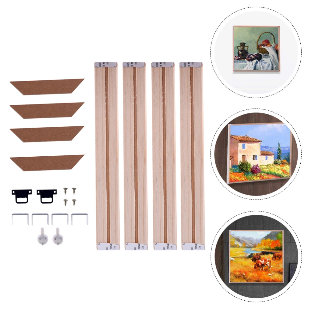 1 Set Modern Minimalist Picture Frame DIY Combination Solid Wood Photo Frame