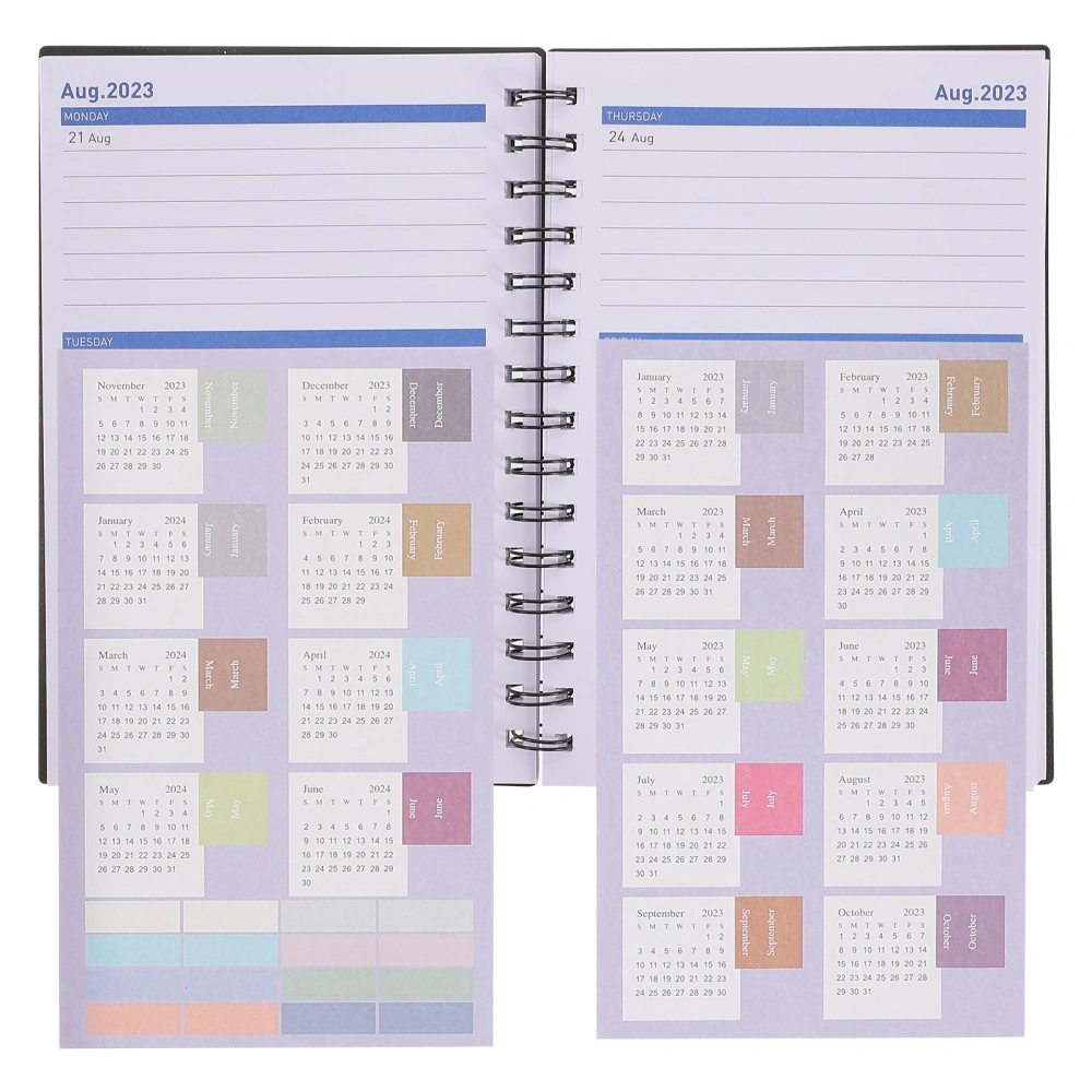 Household Schedule Notepad Multi-function Agenda Notebook Efficient Schedule Planner