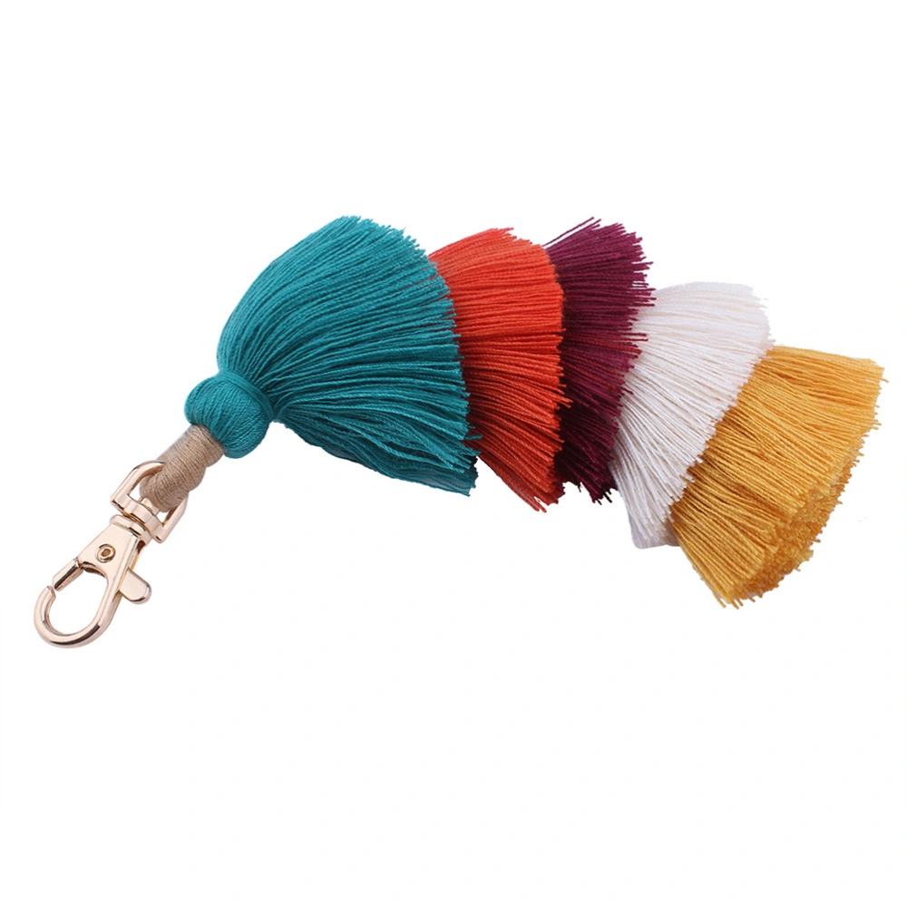 Tassel Keychain Personalized Tassel Key Ring Creative Bohemian Tassel Keychain Pendant Decoration for Bag Key