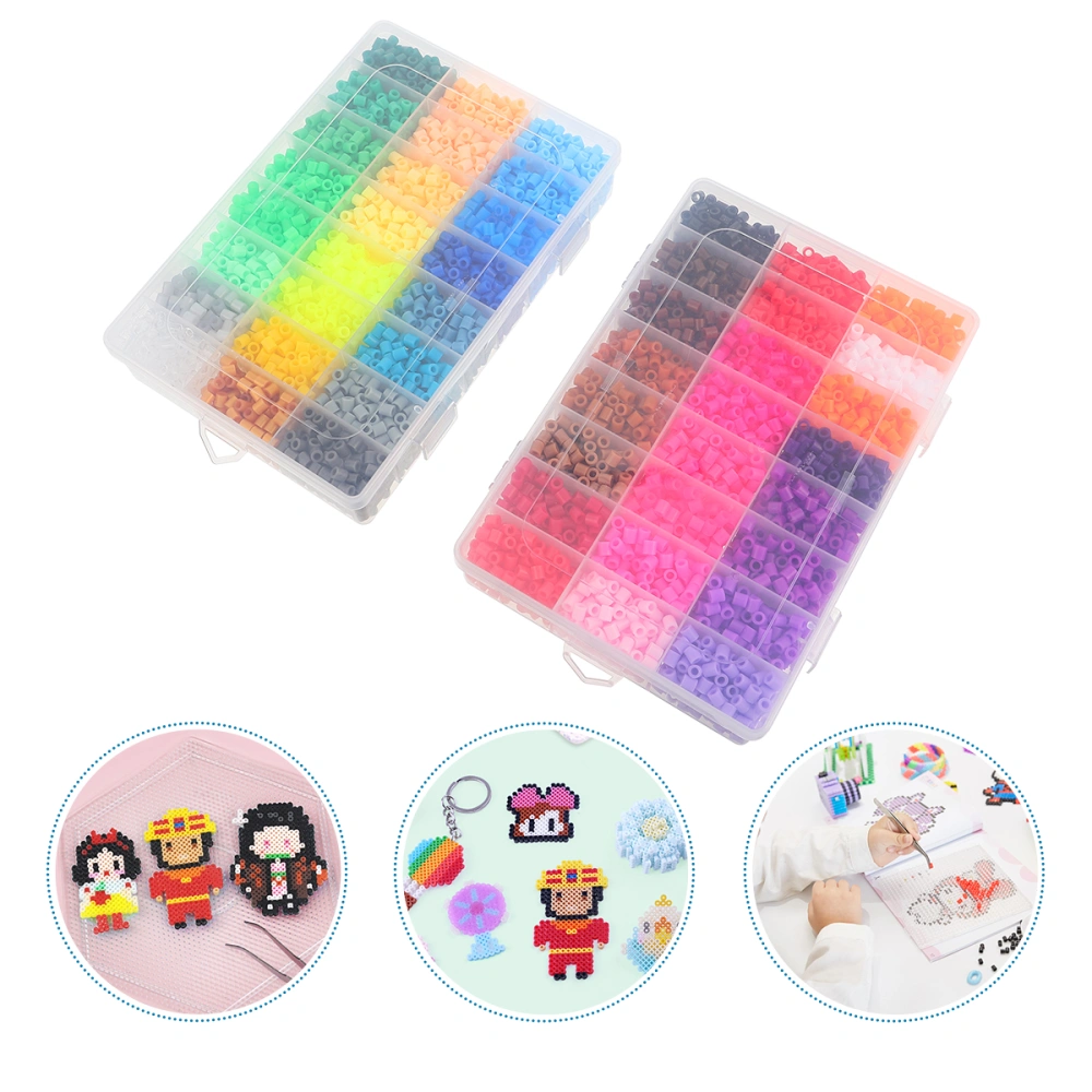 1 Set Special Holiday Fuse Bead Kit Great Craft Toy Gift for Kids (Colorful)