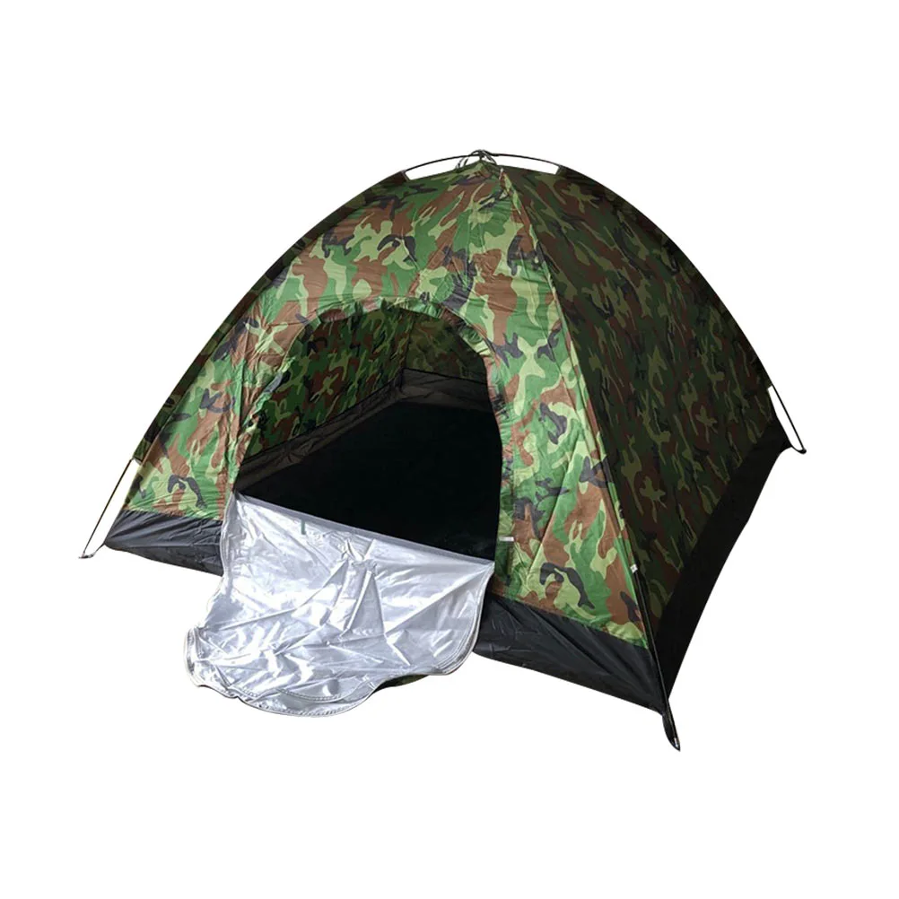 1pc Outdoor Waterproof Tent Emergency Shelter Tent Camouflage Camping Tent