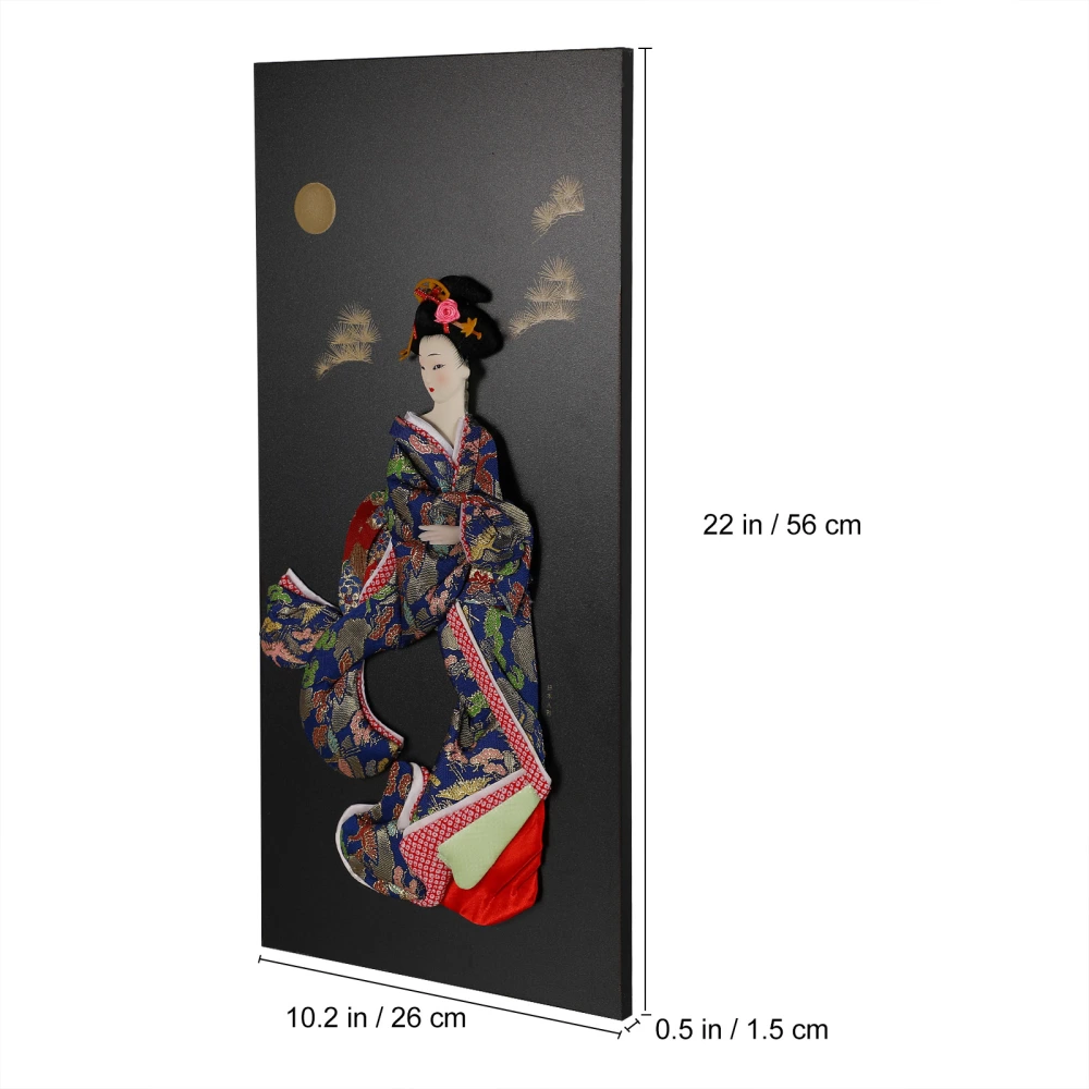 1Pc Japanese Style Wall Picture Decoration Hanging Painting Adornment Background