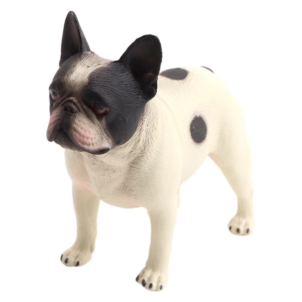 1pc Spotted Model Simulation Figurine Pet Dog Ornament Static Solid Animal Model Desktop Adornemnt