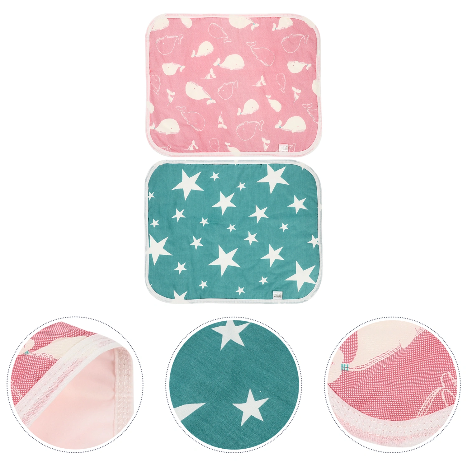 2Pcs Guinea Pig Cage Liner Reusable Pet Training Mat Washable Small Pet Pee Pad