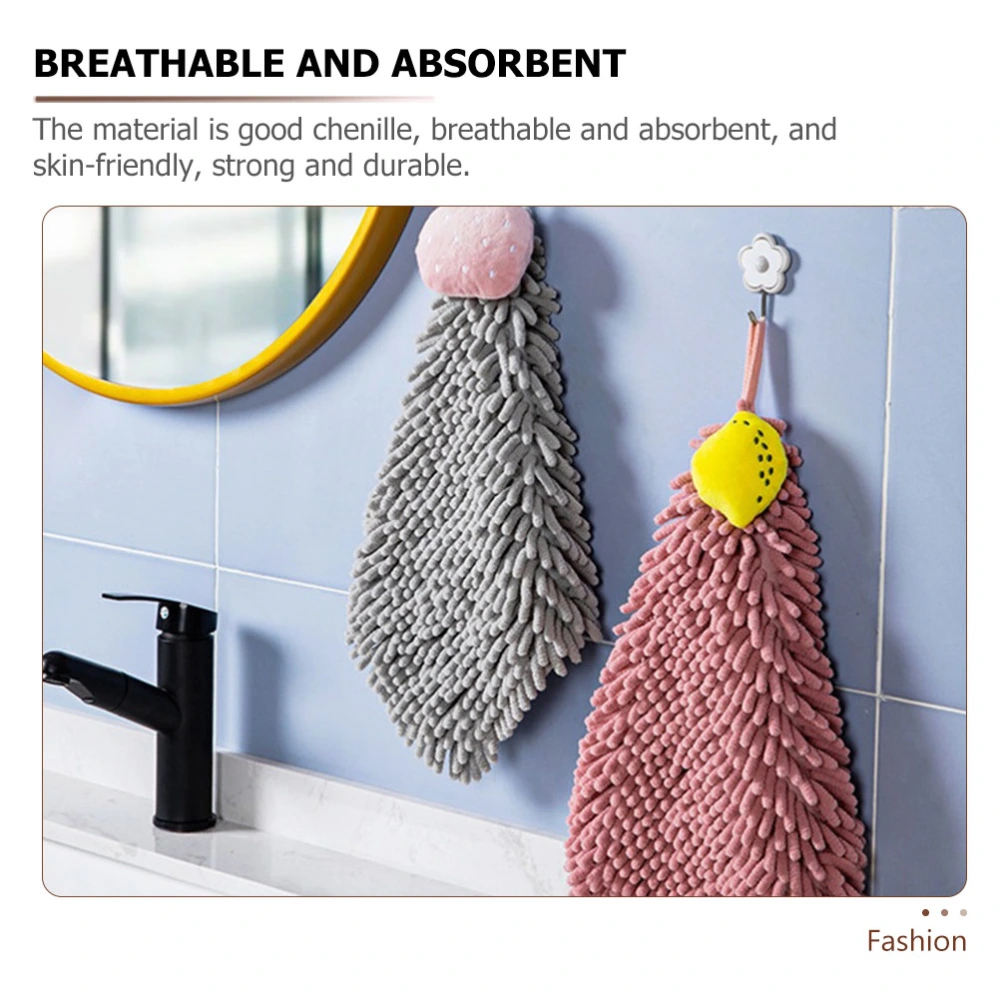 Adorable Water Absorption Hand Towel Quick-drying Hanging Hand Towel for Home