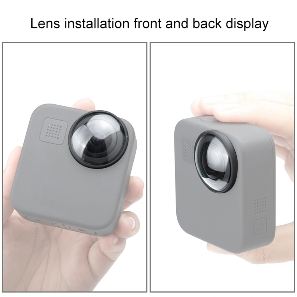 2pcs Camera Lens Protector Naked Lens Guard Gopro Camera Lens Protective Cover