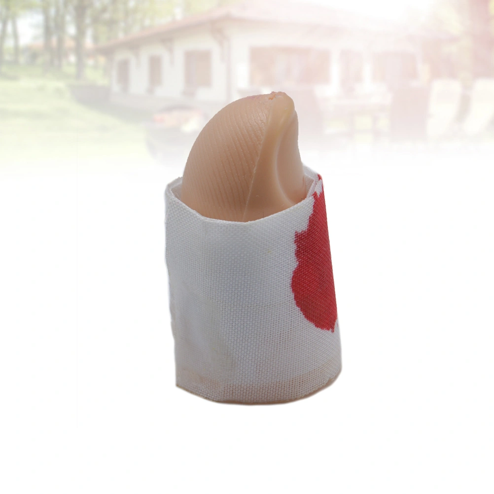2pcs Halloween Props Simulation Broken Fingers Realistic Horror Novetly Injured Finger Toys Simulation Blood Broken Finger Haunted House Decorations Accessory