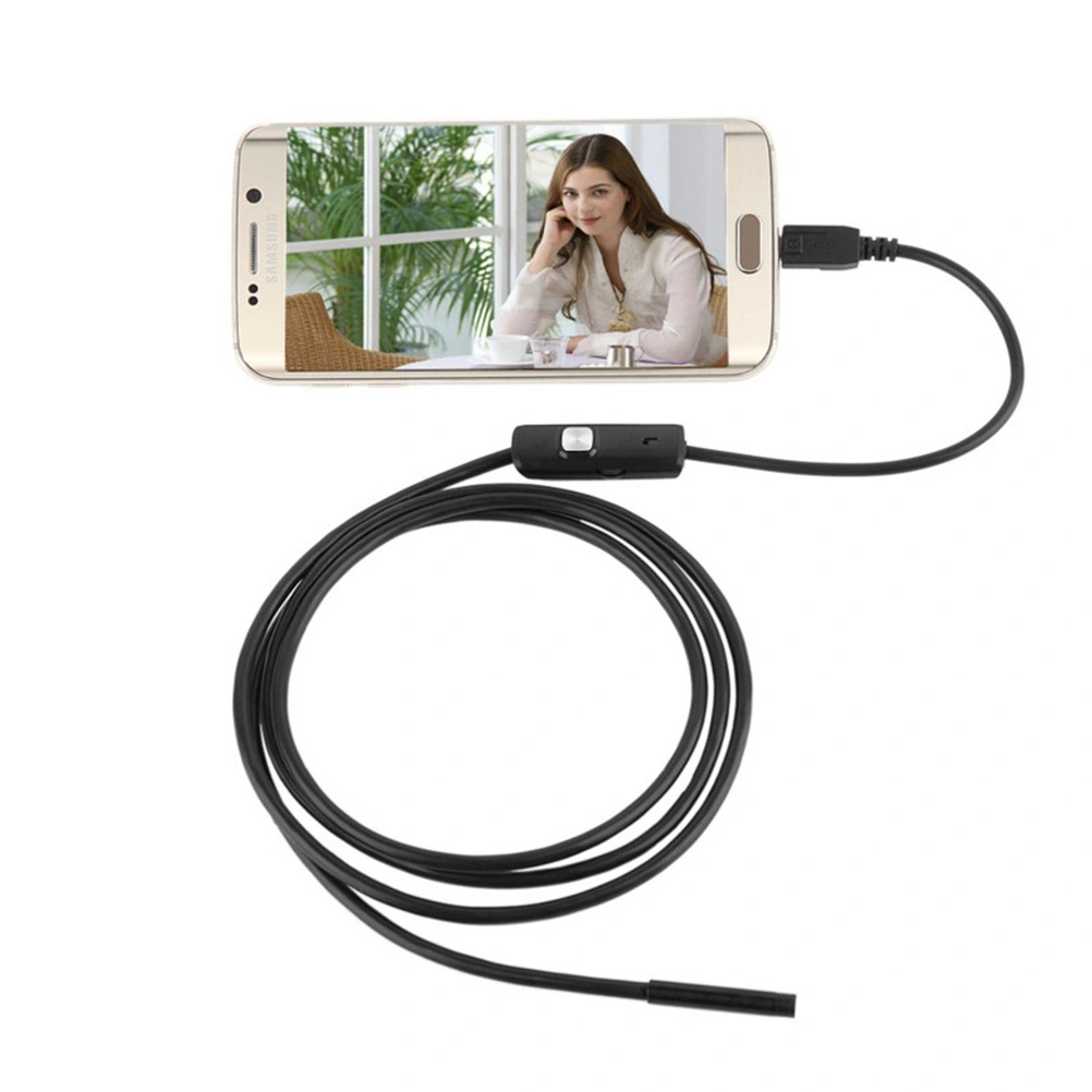 1M 7mm Waterproof IP67 Waterproof Inspection Camera for Android Phones and PC