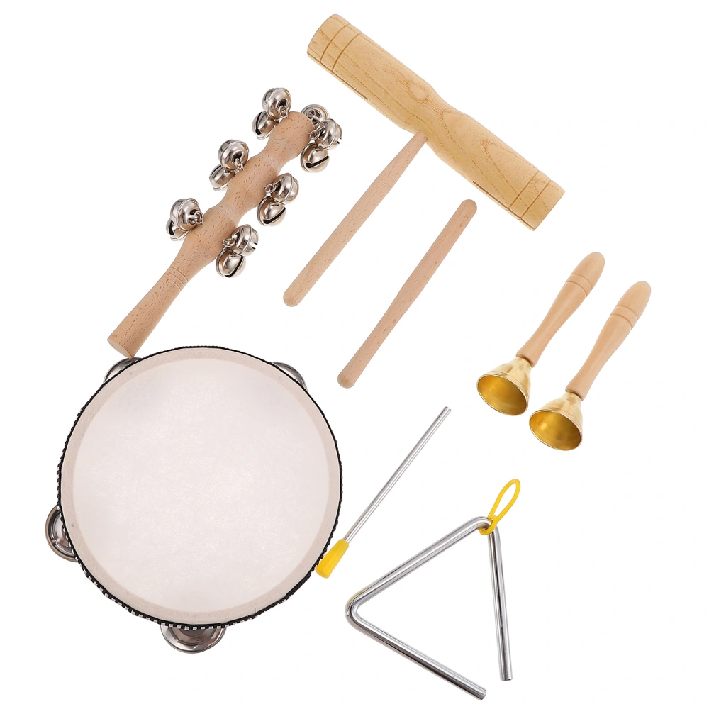 1Set Music Enlightenment Percussion Instruments for Kids Wooden Musical Toys