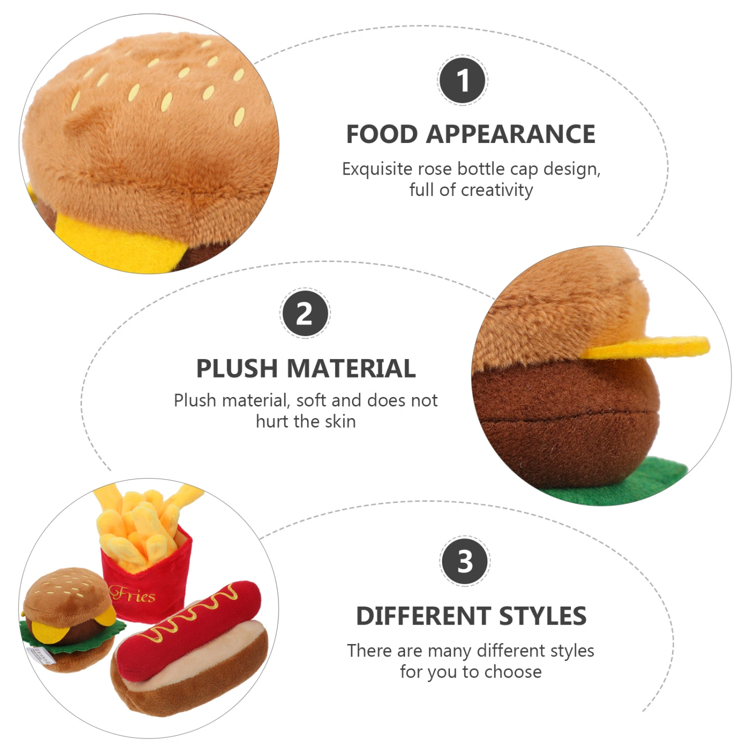Pet Dog Squeaky Dog Toy Pet Chew Toy Dog Playing Sound Toy Bite Resistance Toy
