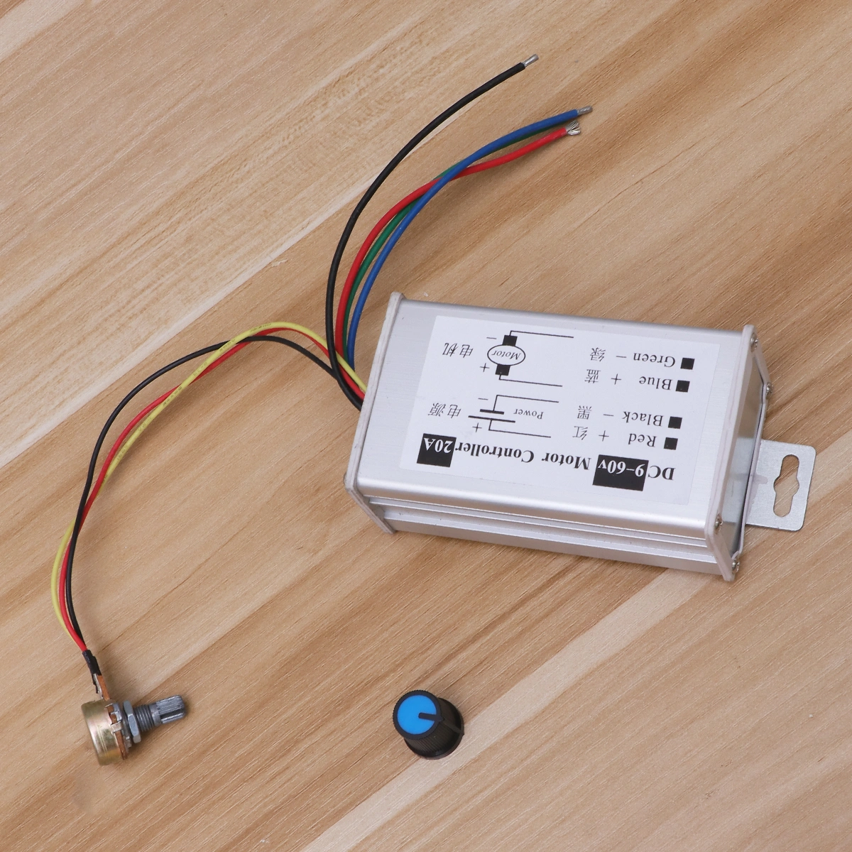 9-60V 10A 1200W Motor Controller PWM Adjustable Reversible Motor Driver Switch