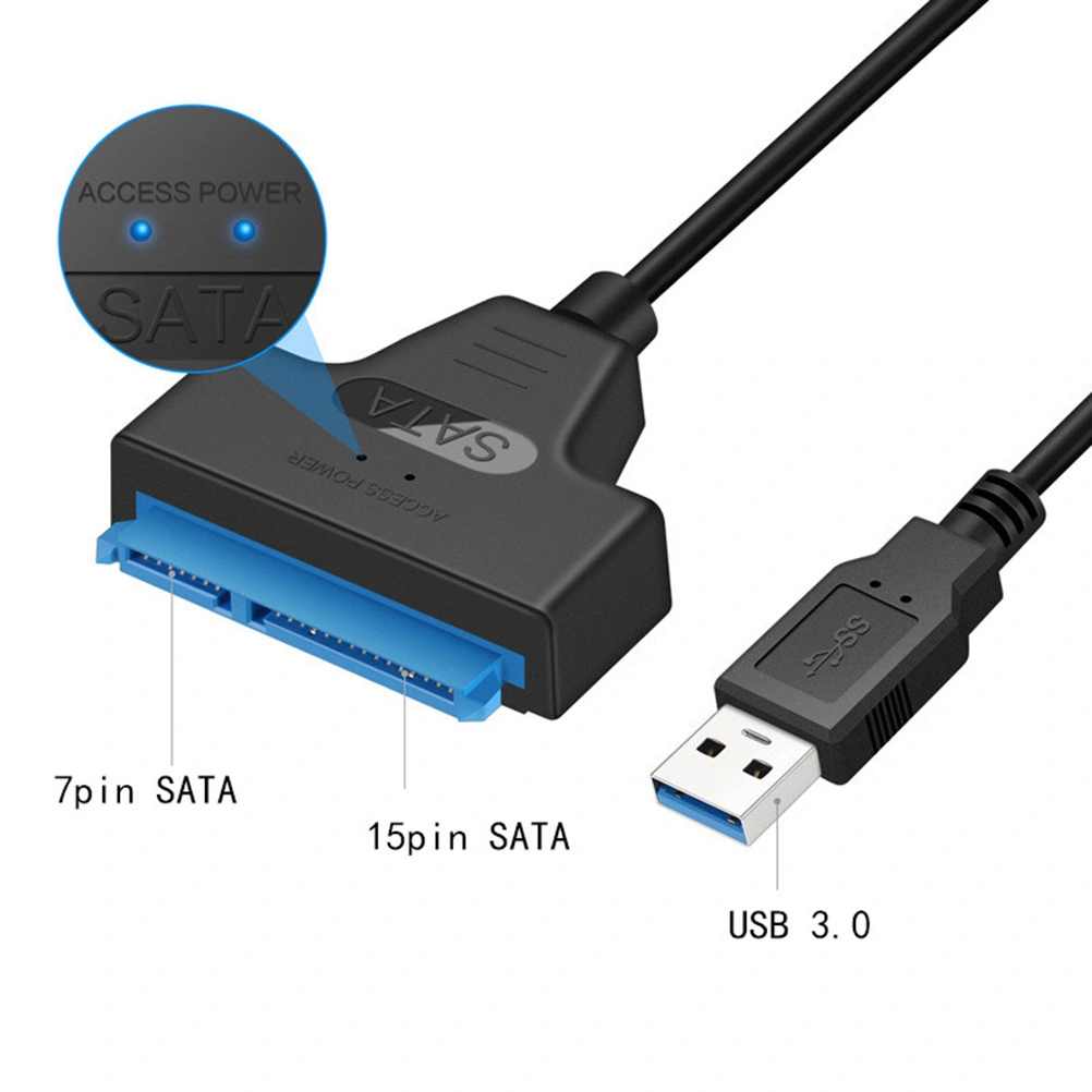2.5 Inches Practical SATA Converter Cable External Hard Disk Universal Adapter Data Transfer Converter for Hard Drive