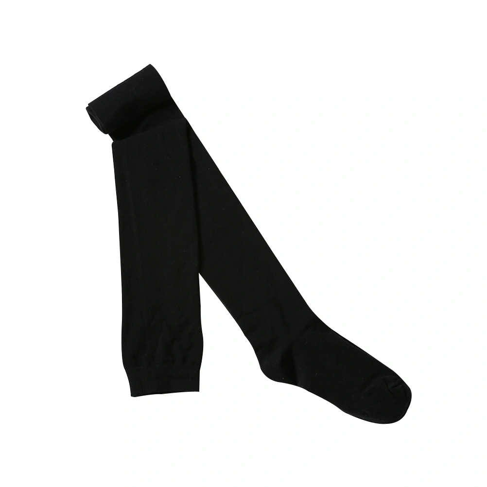 Women Thigh Cotton Socks Over the Knee Long High Socks Autumn Winter Super Long Female Socks High Cotton Socks (Black)