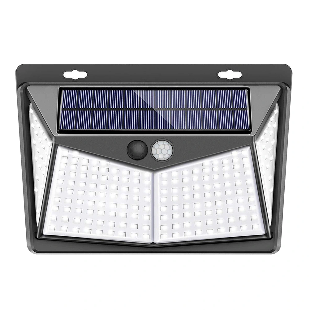 208LED Solar Powered Outdoor Light Motion Sensor Security Lamp Wall Lights for Garden Yard Driveway