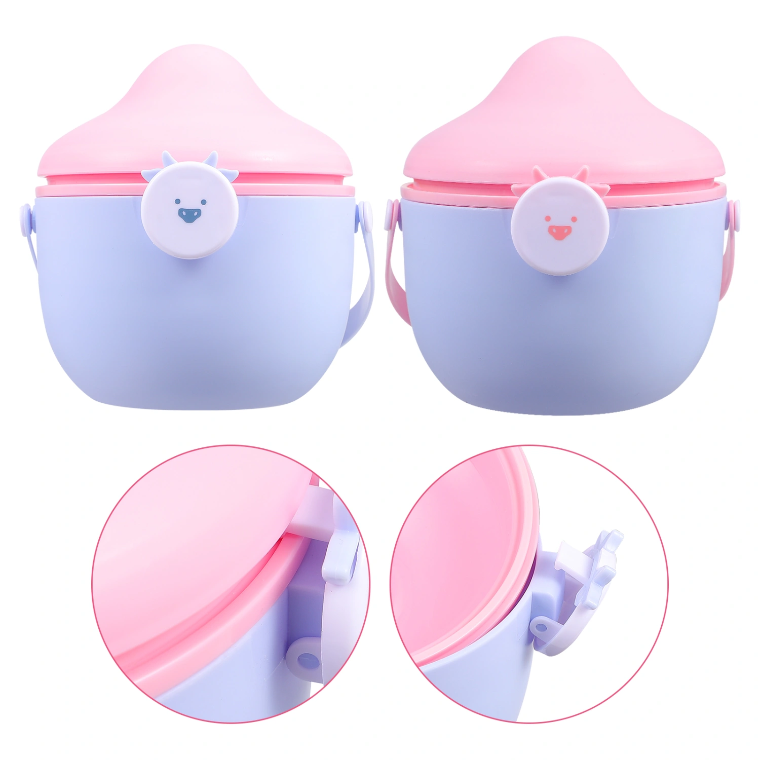 2PCS Tote Candy Bucket Lovely Candy Bucket Multi-functional Candy Bucket