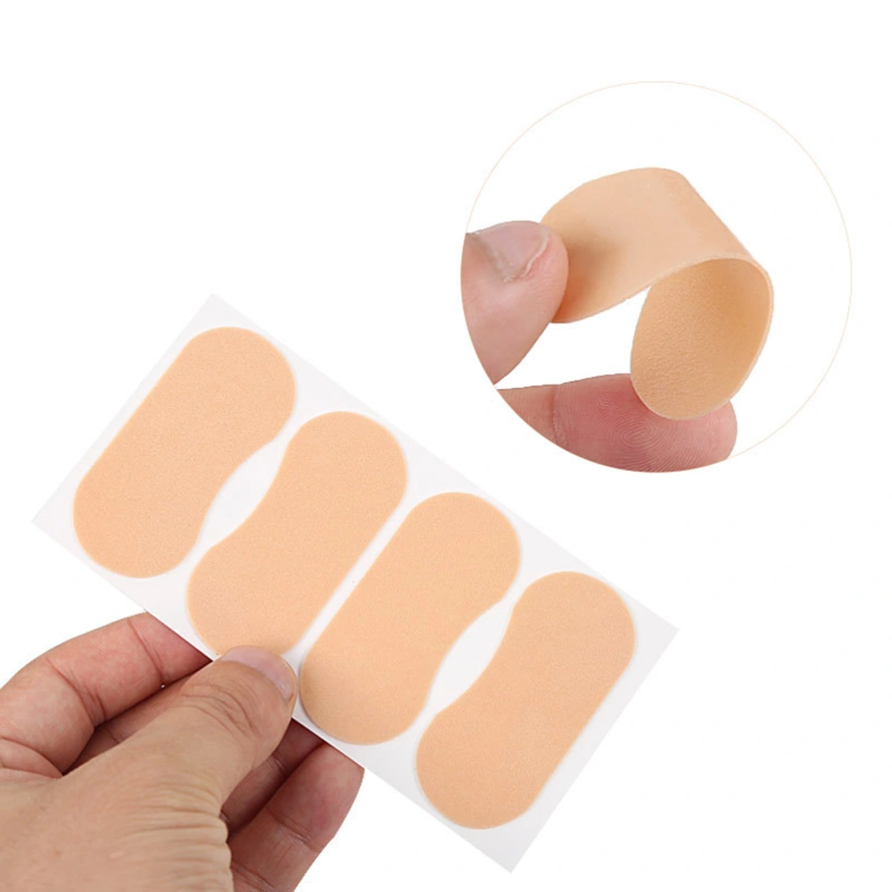 5 Sheets Pack Thicken PE Foot Care Sticker Heel Pad Cushions Abrasionproof High Heel Shoes Insert Sticker For Pain Relief Skin Guard