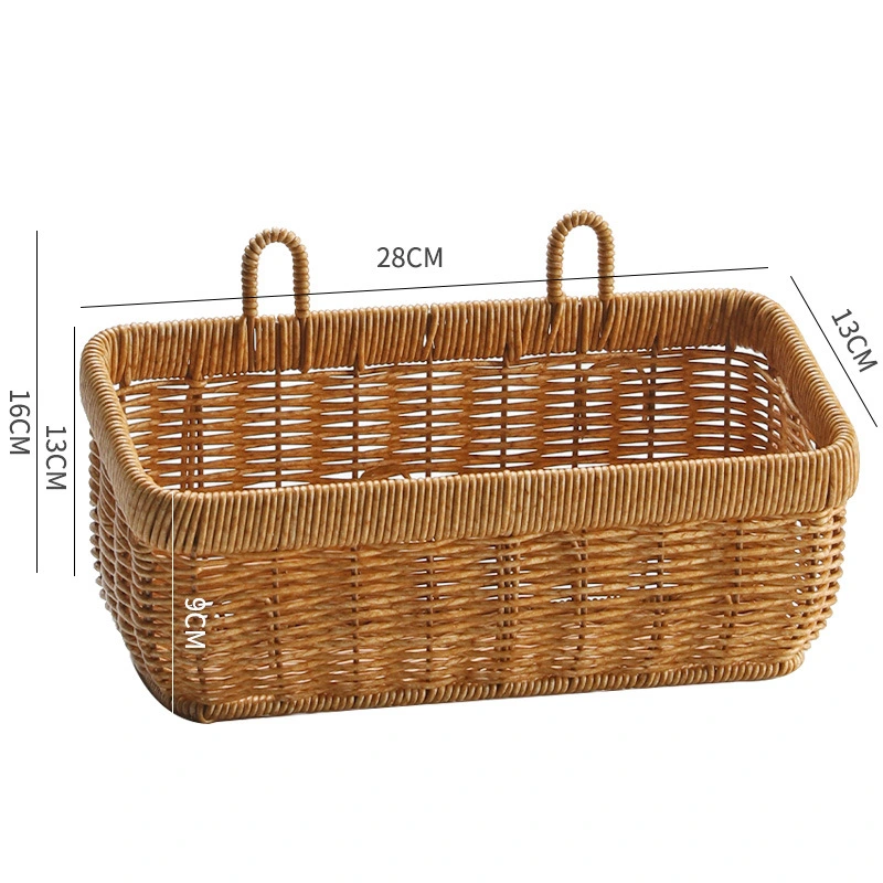 Wall Hanging Basket Ginger Garlic Basket Fruit Storage Basket Hanging Flower Basket Decor