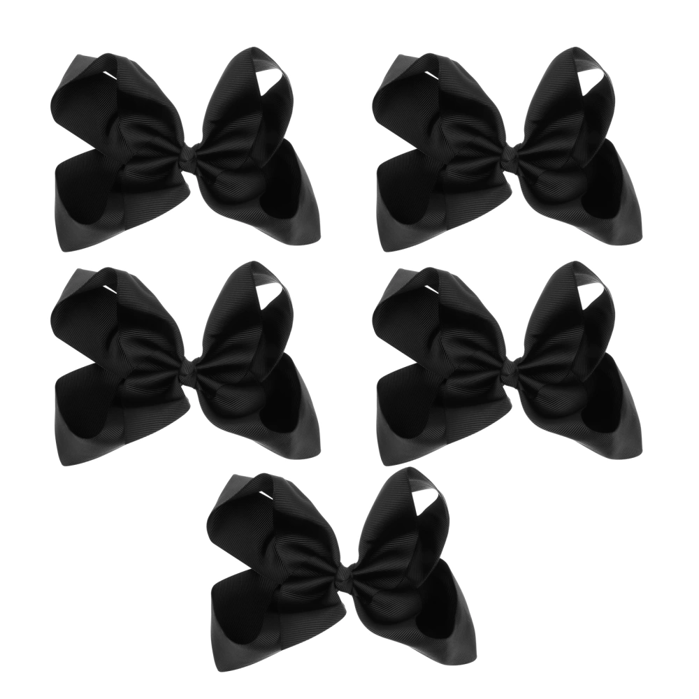 5pcs Kids Hairpins Hair Accessories Hair Bows Hair Clips Bowknot Barrettes