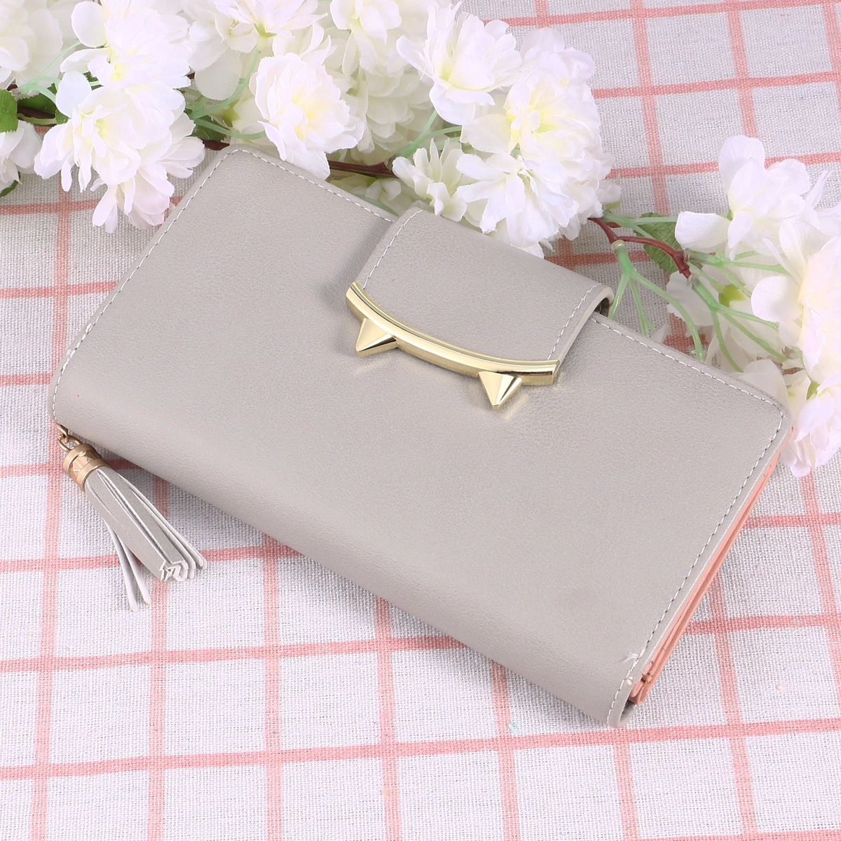 Cat Ear Wallet Fashionable Wallet Tassel Student Wallet Lovely Purse for Girl
