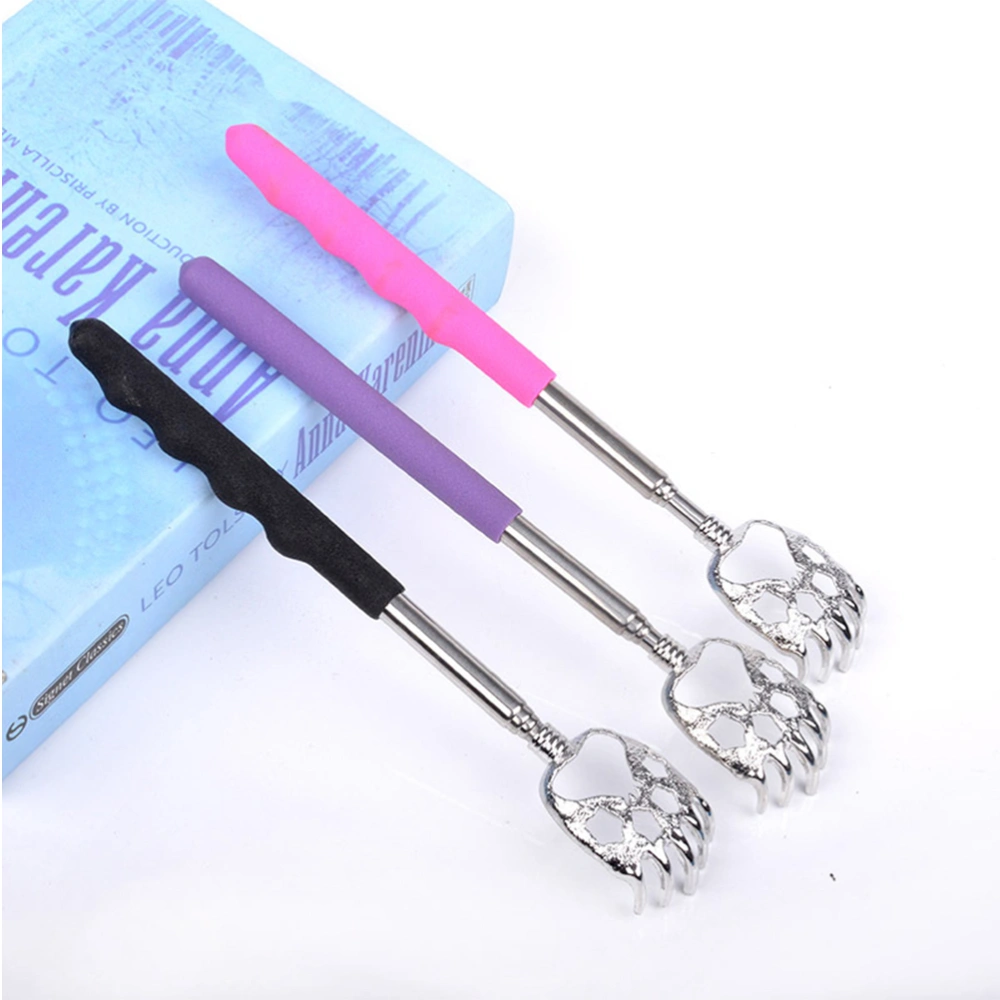 5pcs Stainless Steel Back Scratch Tool Scratch Device Flexible Scratch Tool for Home Use (Random Color)