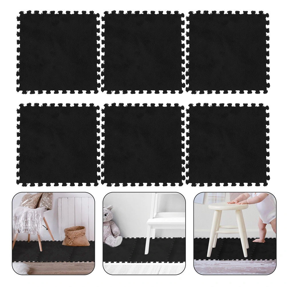 6Pcs Household Flooring Tiles Multi-function Play Mats Replaceable Puzzle Cushions