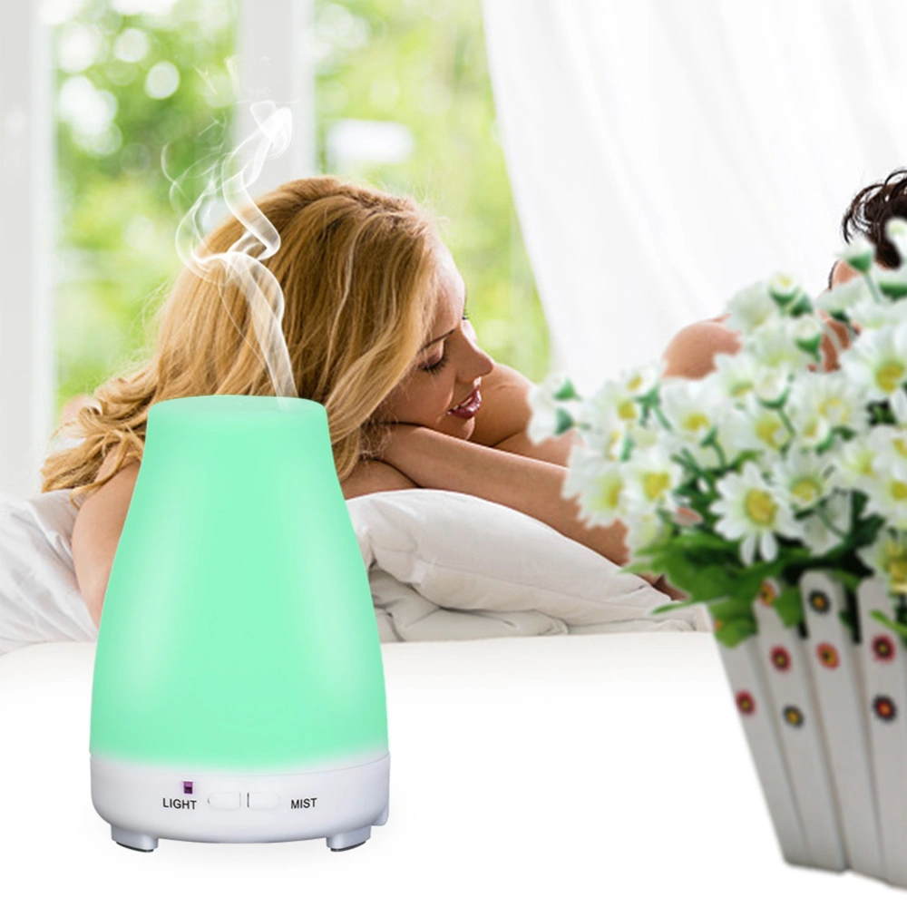 200ML Ultrasonic 7 LED Light Color Oil Diffuser Humidifier including for Home - UK Plug (Random Style)