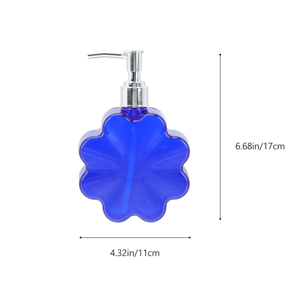 1Pc Acrylic Flower Shape Bottle Bathroom Shampoo Bottle Lotion Press Bottle