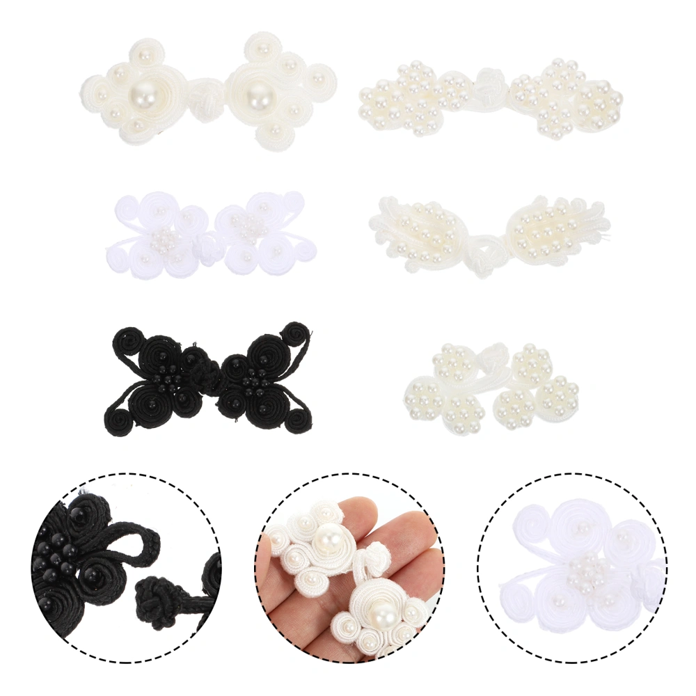 6Pcs Chinese Closure Buttons Knot Buttons Closure Sewing Buttons Fastener