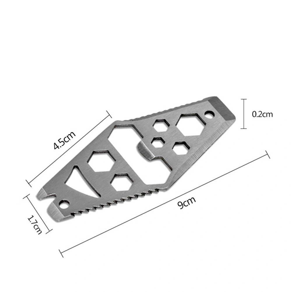 2Pcs Professional Compact Snowflake Shape Multifunction Combination Tool Kit Gadget Gear Screwdriver Wrench