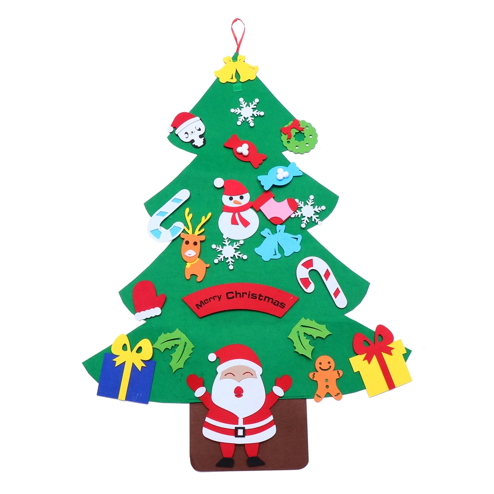 1 Pc Christmas Decoration Stereoscopic Felt Christmas Tree Christmas Supply