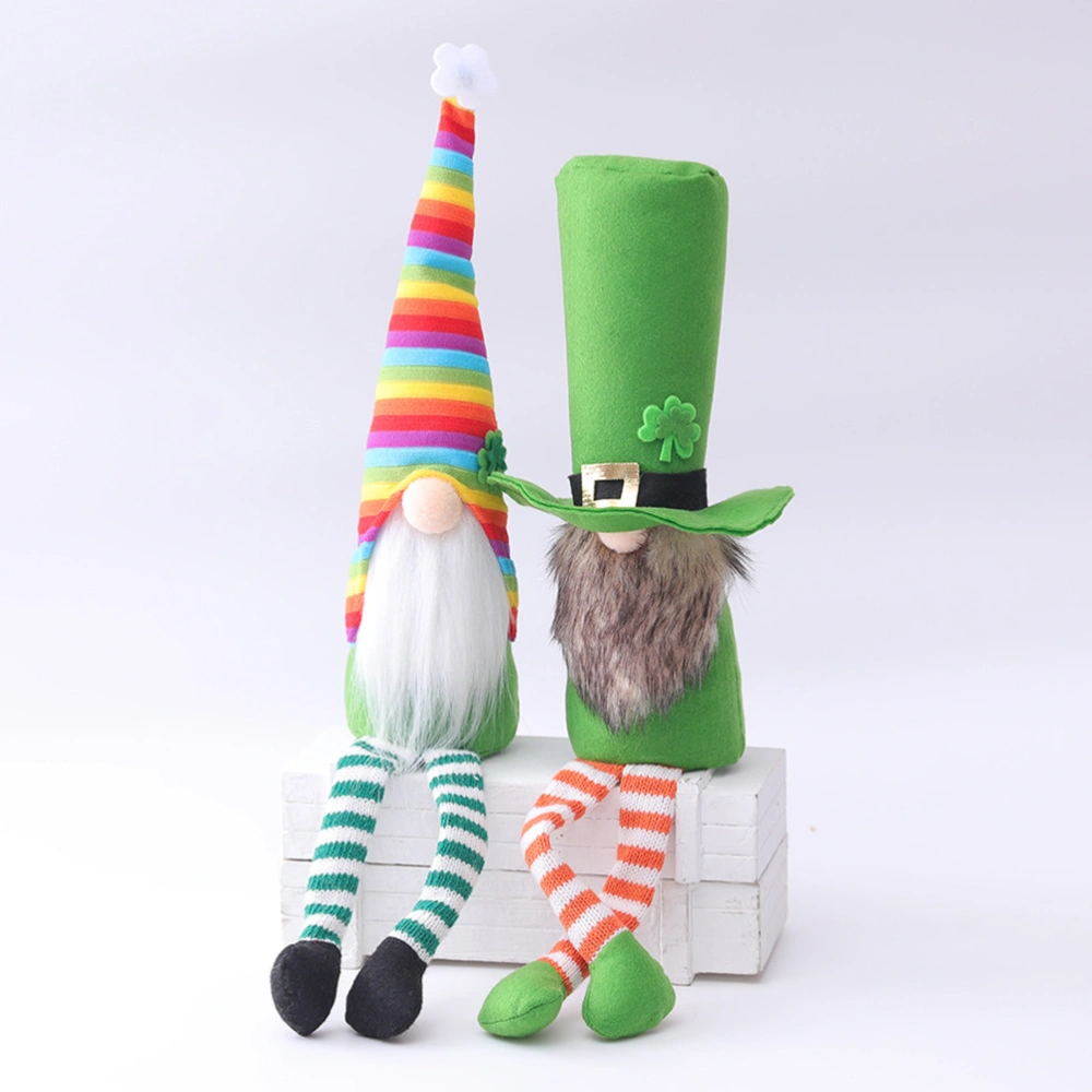 1pc Showcase Gnome St. Patrick's Event Party Layout Decor Creative Photo Prop