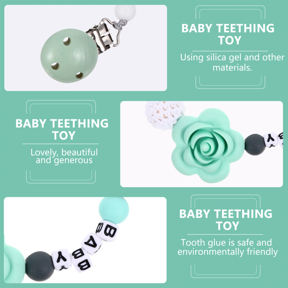 1Pc Baby Pacifier Chain Silicone Teething Toy Baby Teether Infant Teether Chain